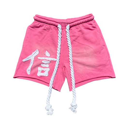 "Rope of Faith" Shorts (Pink)